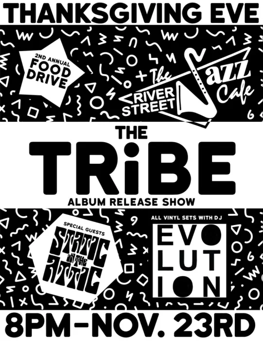 the tribe album release party show poster